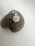 Sterling Silver Sunflower pendant