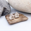 Sterling Silver Beach Hut earrings