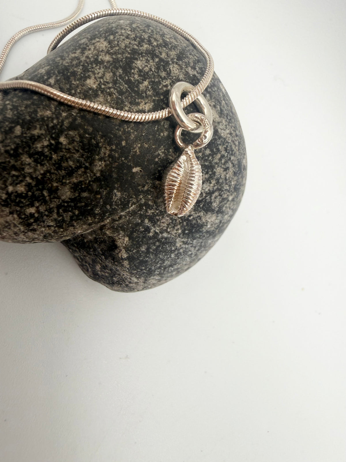Sterling Silver Cowrie shell pendant
