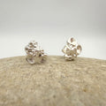 Sterling Silver Tiny Limpet and Barnacle stud earrings
